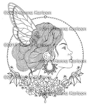 北欧のぬり絵 デイドリーム | ハンナ カールソン, Hanna Karlzon